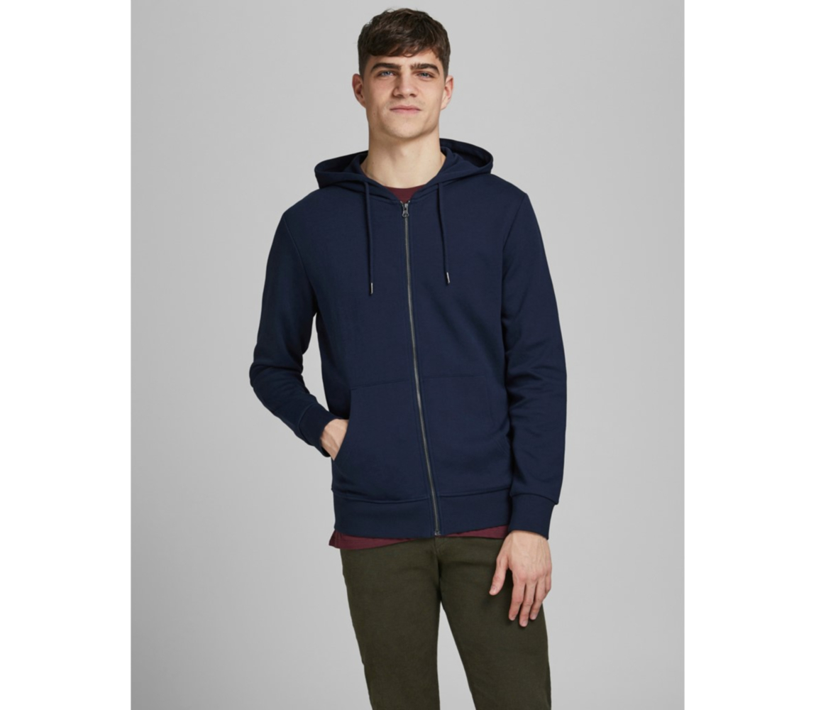 Jack&Jones Zip Up Hoodie Basic zip falcon - webstore