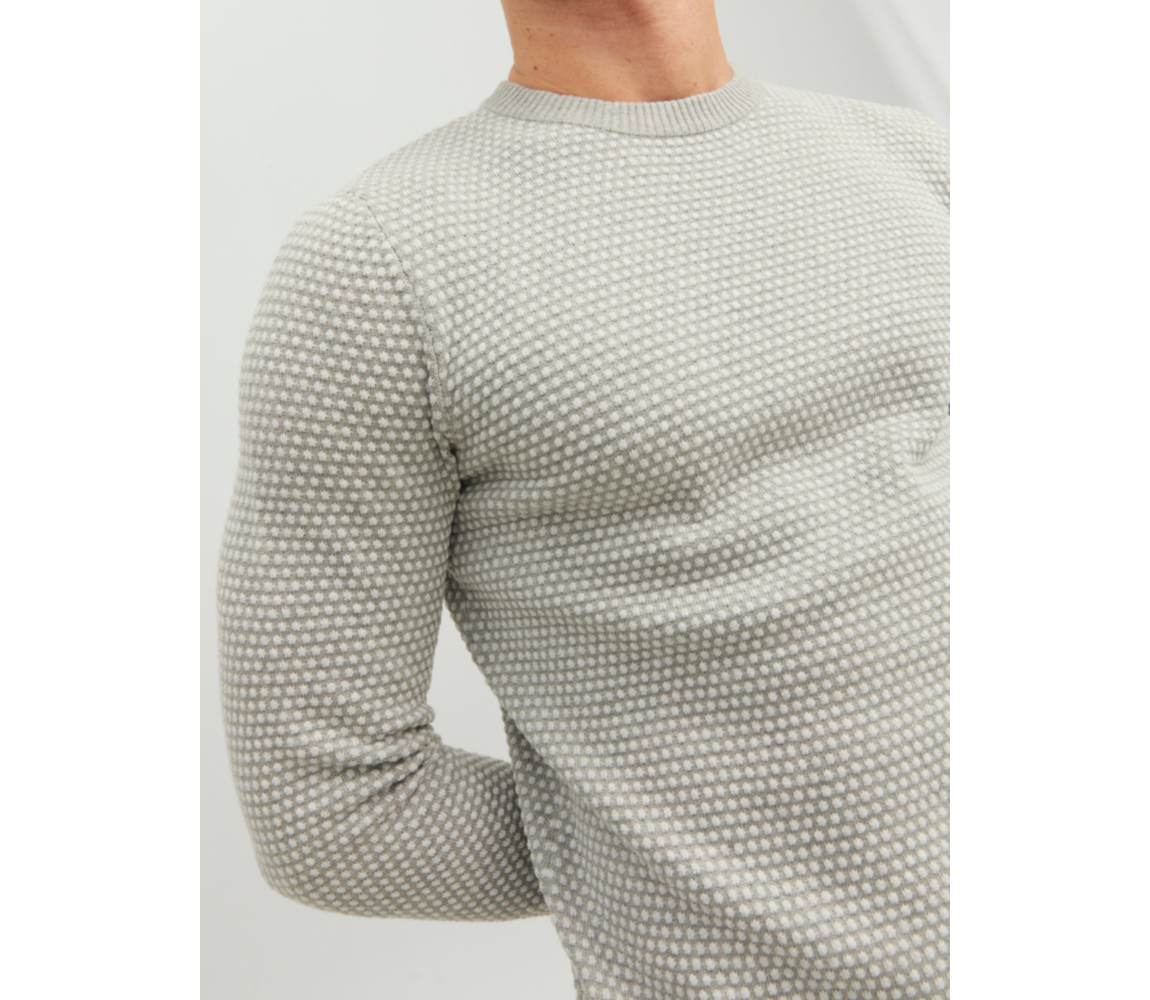 Maglione JACK & JONES In Cotone Girocollo Maniche Lunghe, Basic Quotidiano