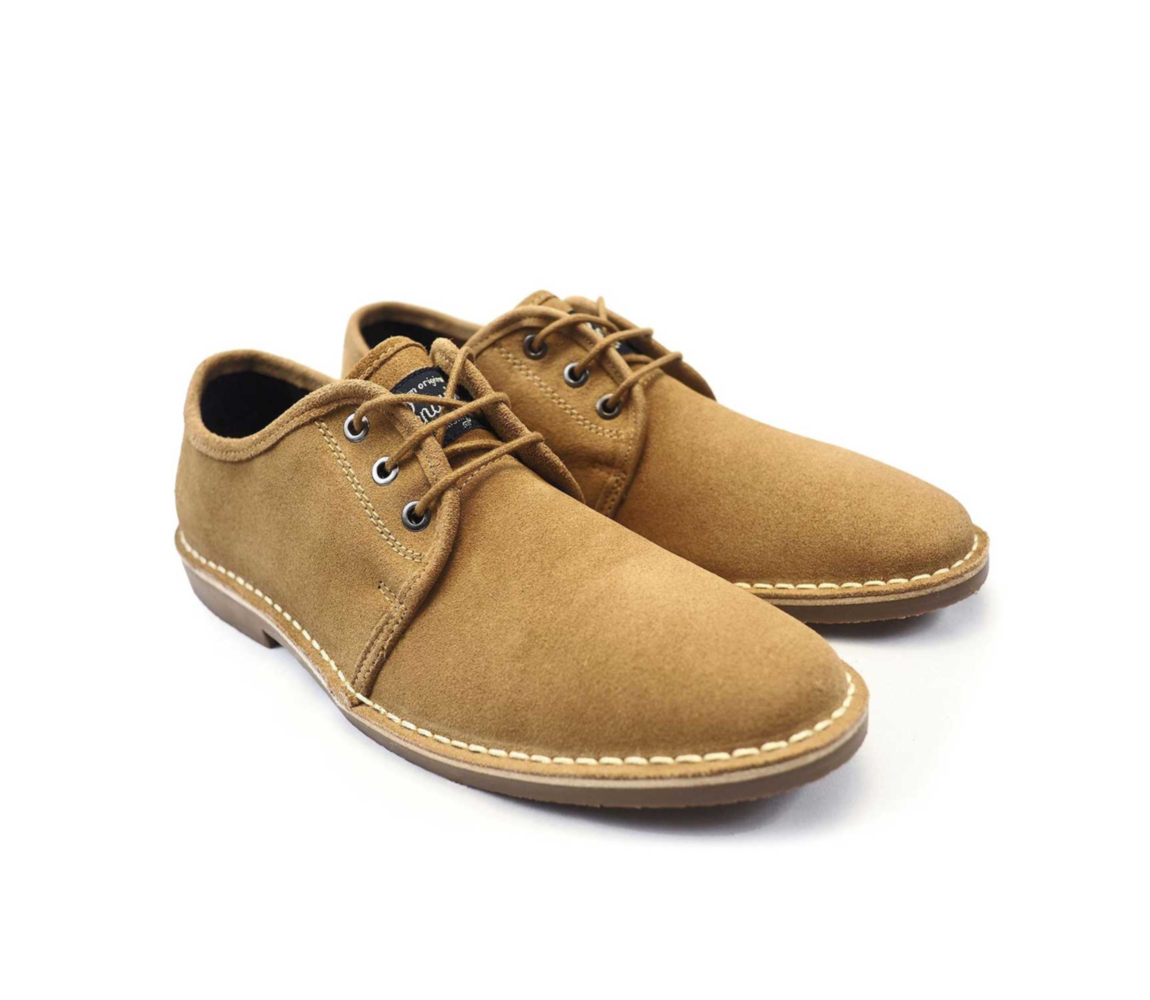 penguin brown dress shoes Original Penguin Men's Terrest Sneakers in Dark Beige/Beige, Size 10.5
