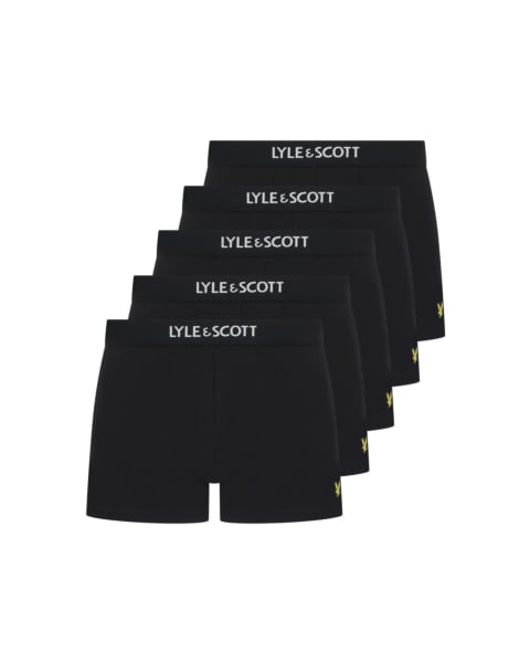 Lyle & Scott Henrick 5 Pack Cotton Comfort Stretch Trunks