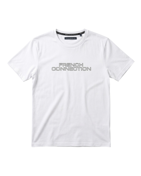 French Connection Organic Print Crew Neck T-Shirt