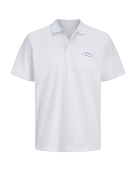 Jack & Jones Jjcollege Logo Short Sleeve Polo 