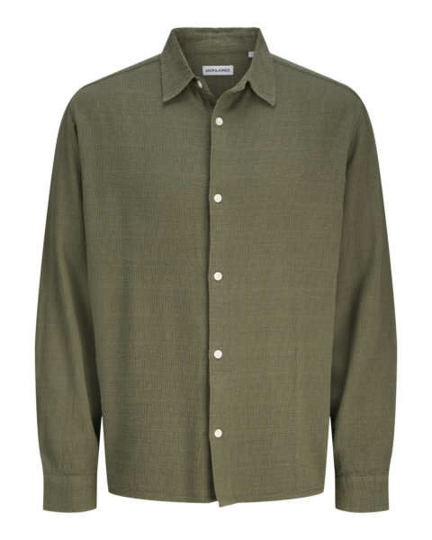 Jack & Jones Jjleo Jacquard Shirt Ls