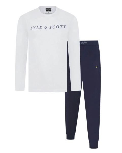 Lyle & Scott Guy Long Sleeve T-shirt and Lounge Pant Set