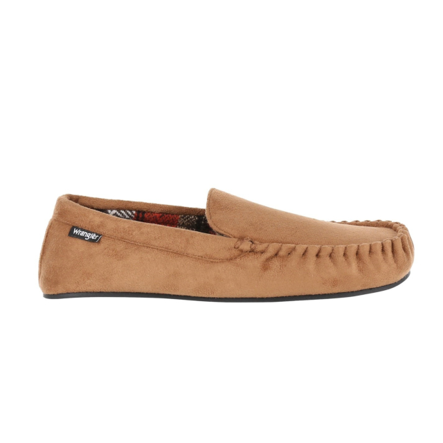 Wrangler Mens Comfort Rubber Sole Moccasin slippers