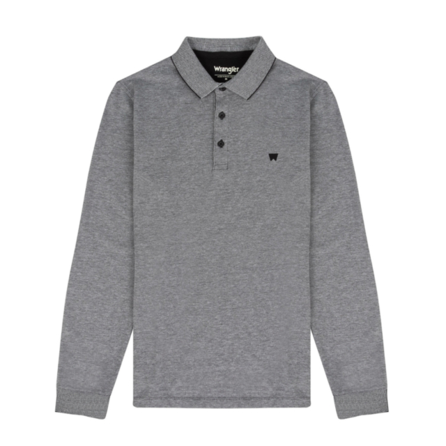 Wrangler Refined Long Sleeve Polo