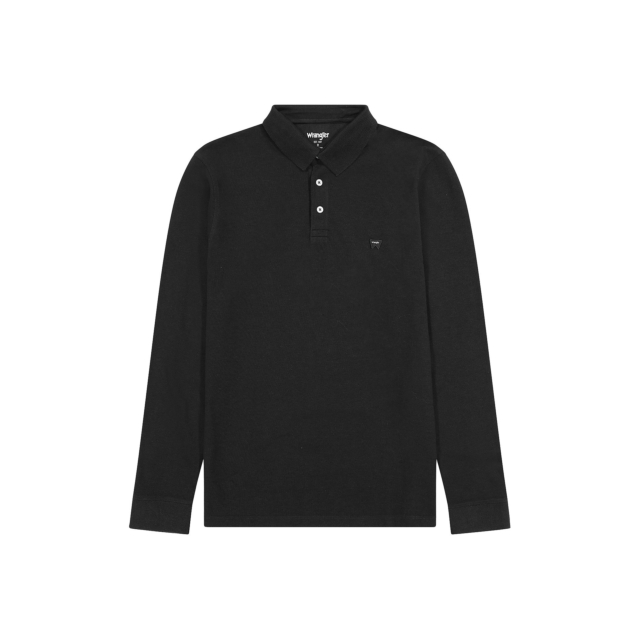 Wrangler Long Sleeve Smart-Casual Refined Polo Shirt