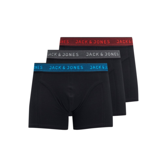 Jack & Jones 3 Pack Plain Boxer Shorts