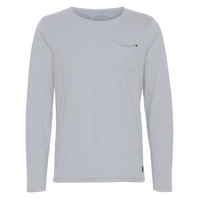 Blend Long sleeved T-shirt Slim Fit With Pocket