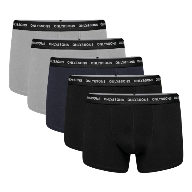 Only & Sons Kasper 5 Pack Boxers