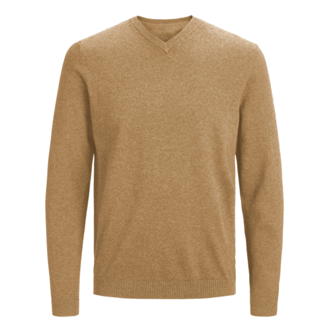 Brave Soul Quazar Long Sleeve Knitted V-Neck Jumper