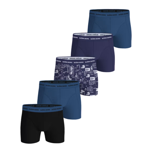 Bjorn Borg Cotton Stretch Boxer 5 Pack Underwear