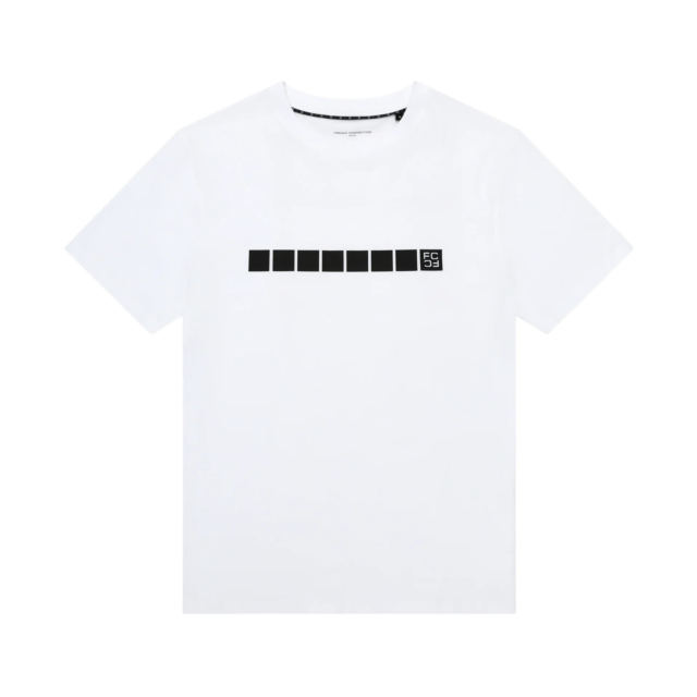 French Connection Broken Block Organic Graphic T-Shirt
