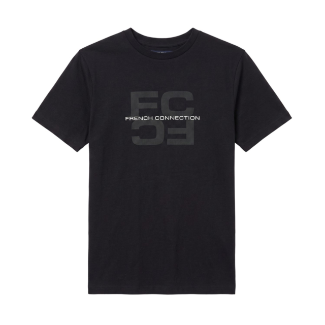 French Connection Mirror Organic Graphic T-Shirt