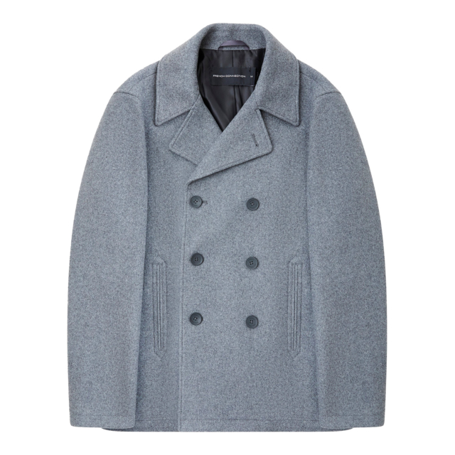 French Connection Double Breasted Peacoat