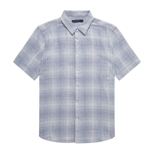 French Connection Berrow Dobby Cotton Short Sleeve Shirt