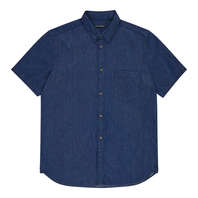 French Connection Denim Short Sleeve Shirt