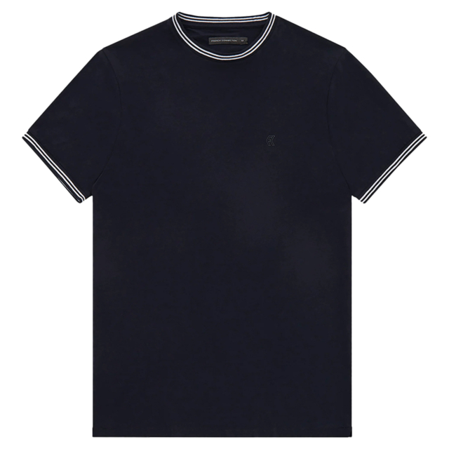 French Connection Short Sleeve Triple Tipped Crew Neck T-Shirt
