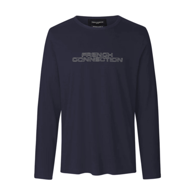 French Connection Long Sleeve Spacefold T-Shirt