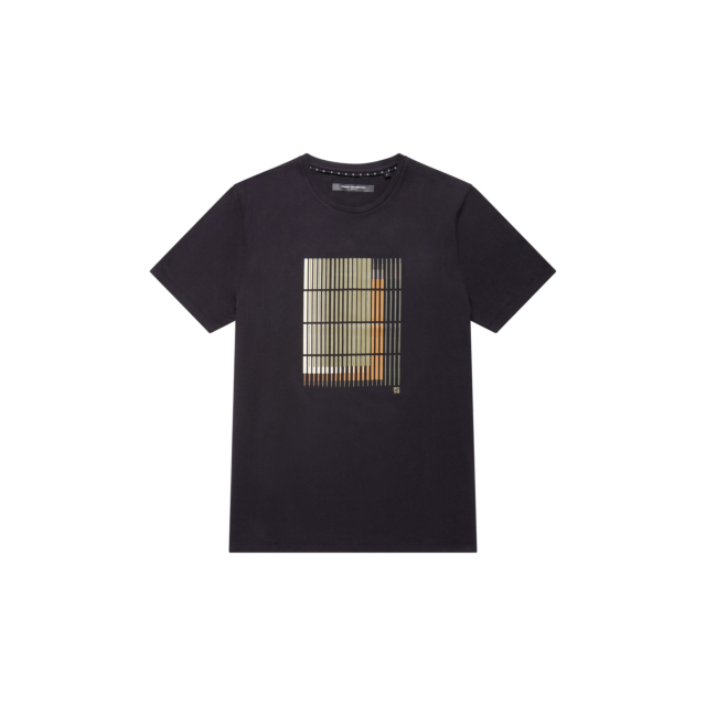 French Connection Abstract Line Organic Graphic T Shirt