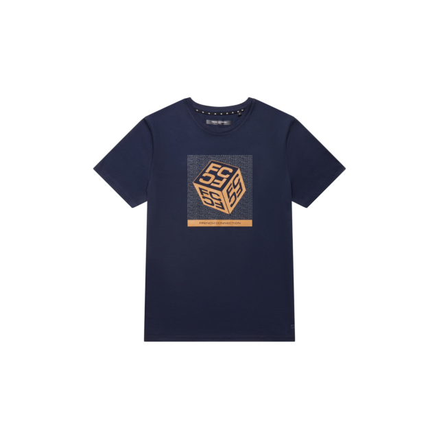French Connection Large Dice Organic Graphic T-Shirt