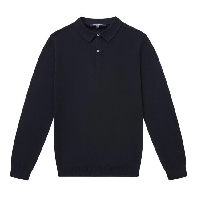 French Connection Resort Long Sleeve Polo Shirt