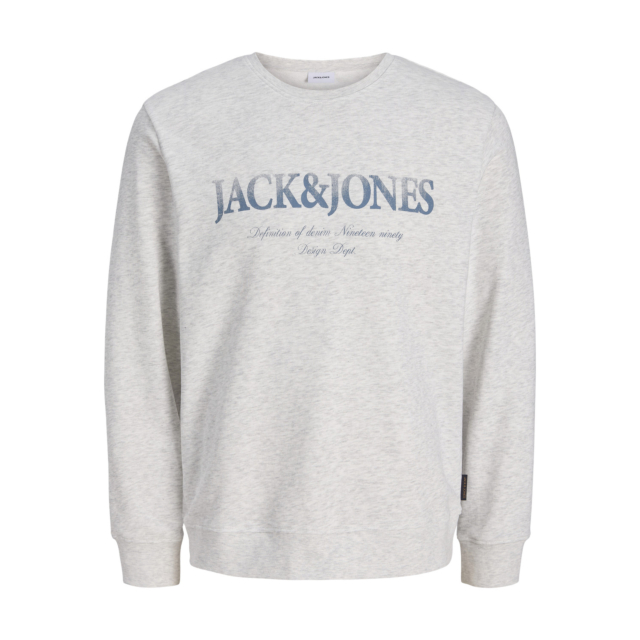 Jack & Jones Jjdevin Daytona Print Long Sleeve Crew Neck Sweat