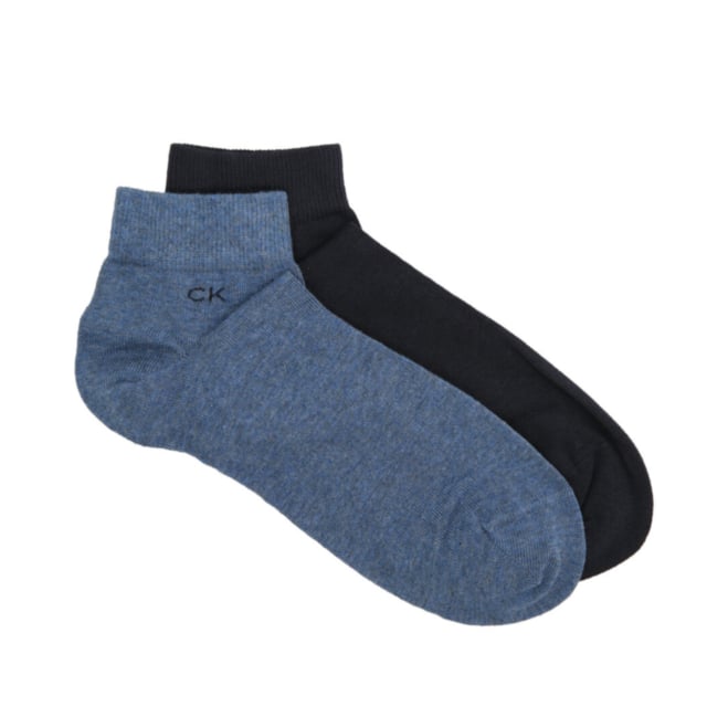 Calvin Klein 2 Pack Quater Socks