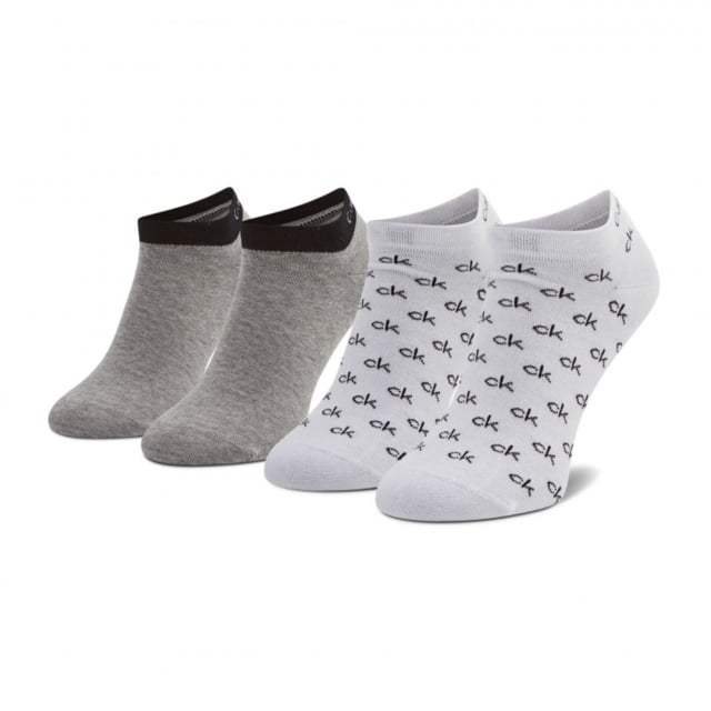 Calvin Klein 2 Pack Logo Ankle Socks