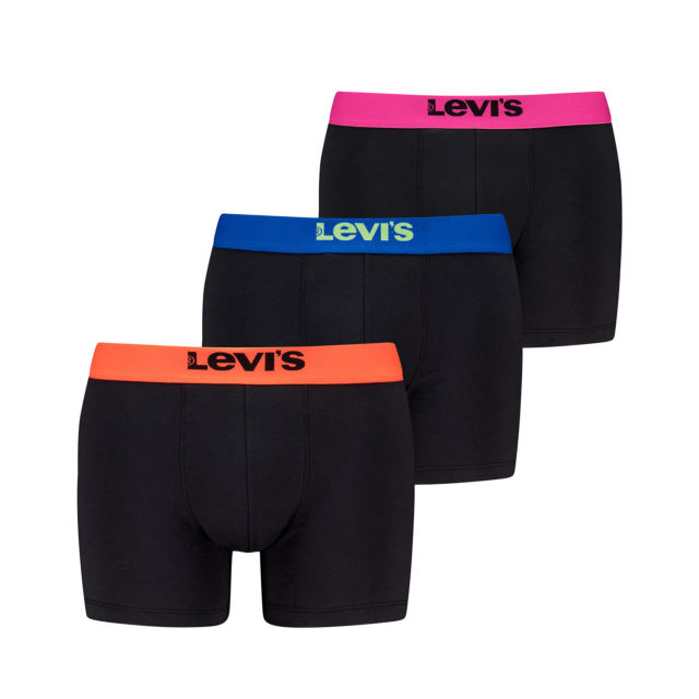 Levi's Neon 3 Pack Classic Comfort Fit Boxer Briefs