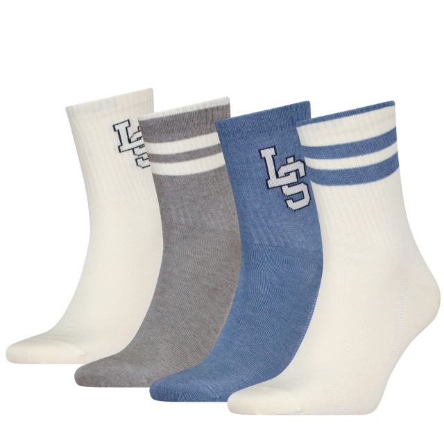levi's Short Cuts 4 Pack Giftbox Plant Based Socks