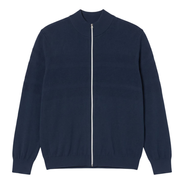 Blend Cotton Cardigan Sweater 