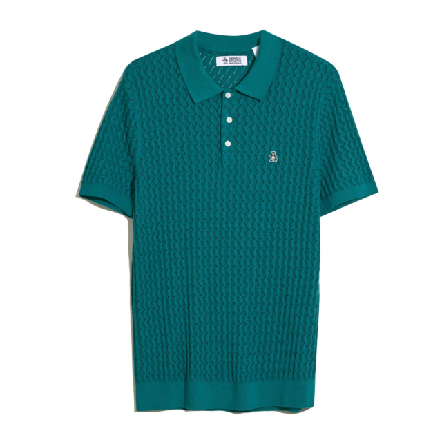 Original Penguin Short Sleeve Drop Needle Polo Shirt