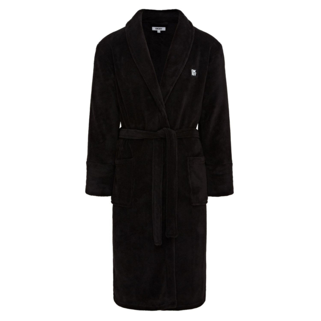 DKNY Polyester Robe Fleece Trash Pandas 