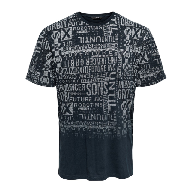 Only & Sons Short Sleeve Printed T-Shirt Alberto