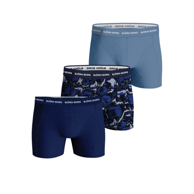 Bjorn Borg 3 Pack Perfect Line Cotton Stretch Boxer