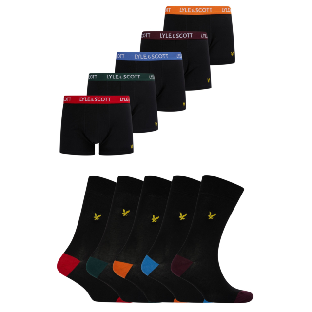 Lyle & Scott 10 Pack Booker Underwear & Socks GiftBox