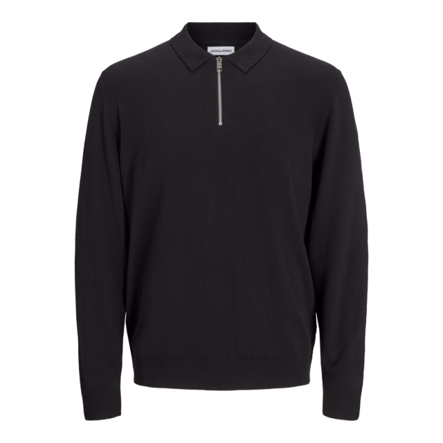 Jack & Jones Emil Knit Polo Half Zip Long Sleeve