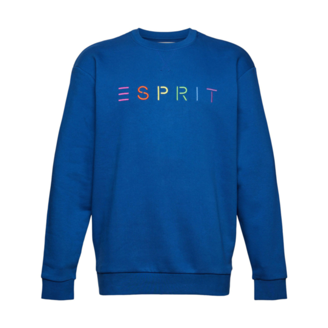 Esprit Sweat Jumper With Rainbow Logo Embroidery