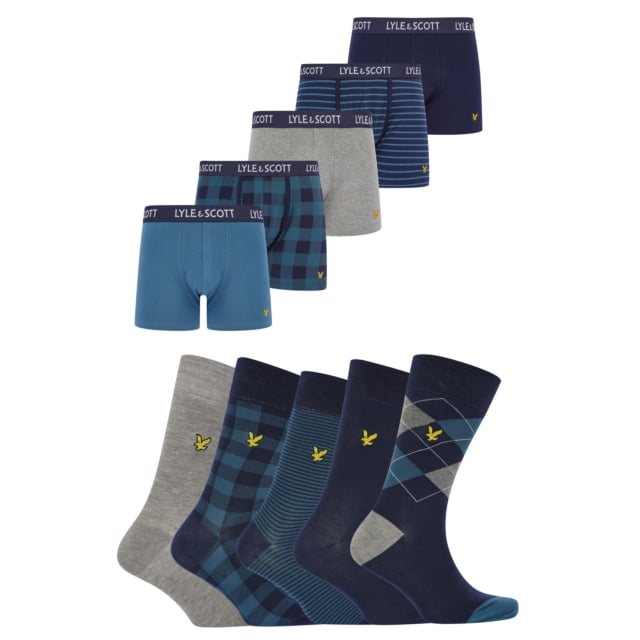 Lyle & Scott 10 Pack Floyd Underwear & Socks GiftBox