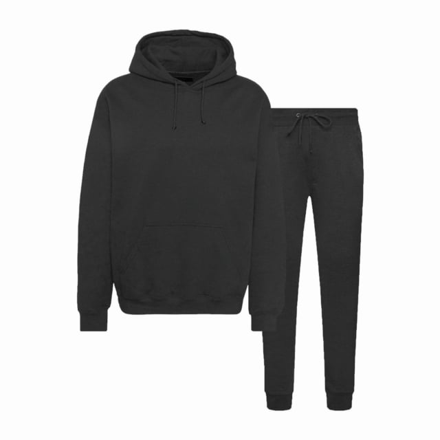 Brave Soul Blank Tracksuit Hoodie & Joggers Set