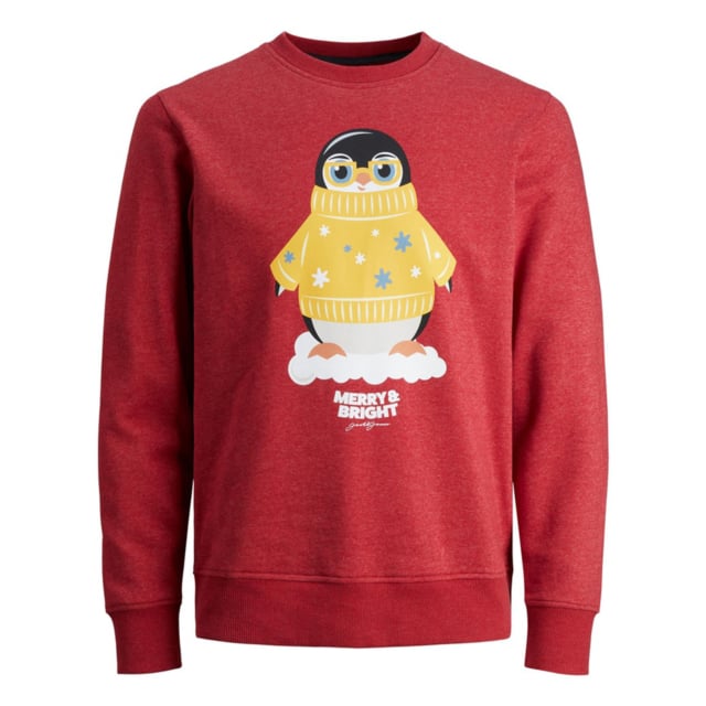 Jack & Jones Christmas Let It Snow Crew Neck Jumper