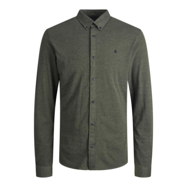 Jack & Jones Pique Melange Logo Shirt