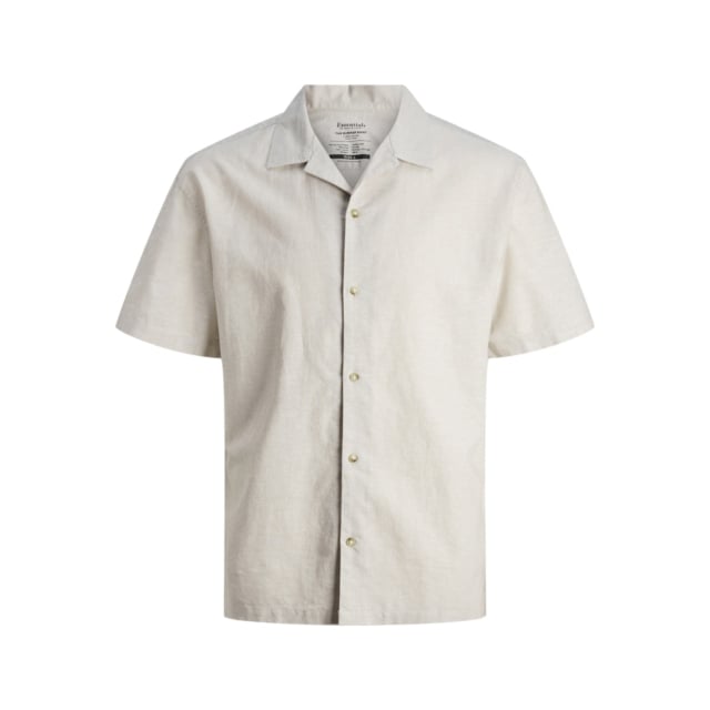 Jack & Jones Summer Resort Linen Blend Short Sleeve Shirt