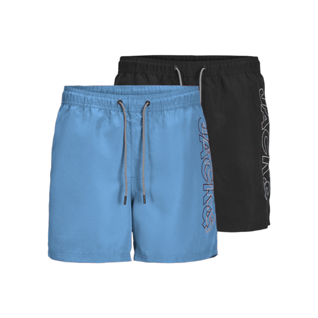 Jack & Jones Fiji Double Logo 2 Pack Swim Shorts