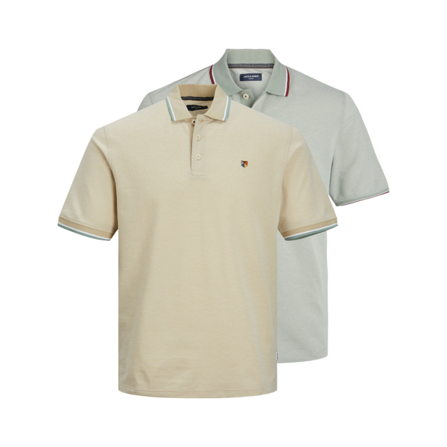 Jack & Jones 2 Pack Bluwin Polo