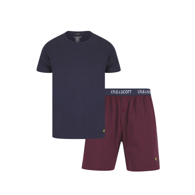 Lyle & Scott Kyle Loungewear Cotton T Shirt and Short Set