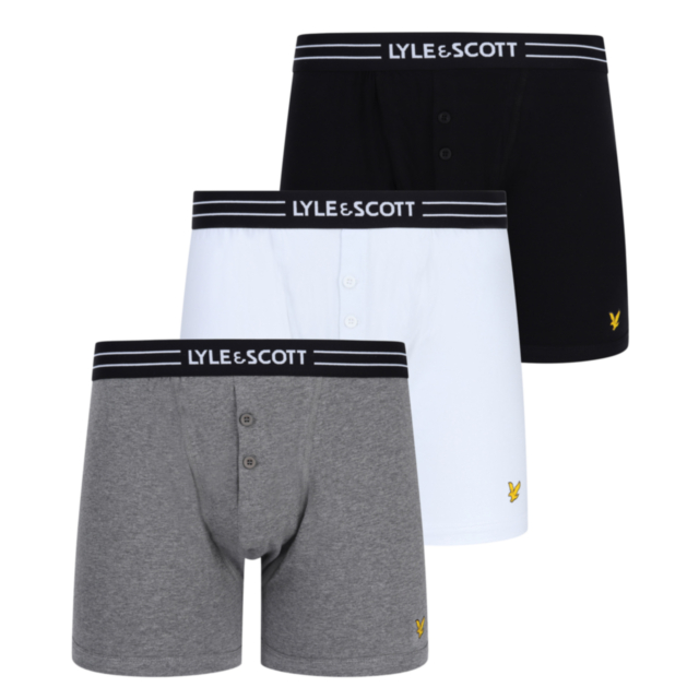 Lyle & Scott 3 Pack Lewis Boxer Shorts