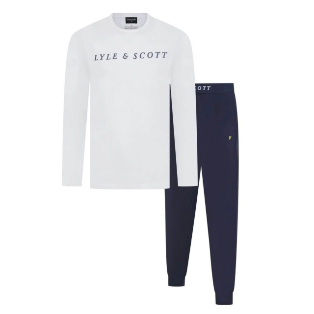 Lyle & Scott Guy Long Sleeve T-shirt and Lounge Pant Set