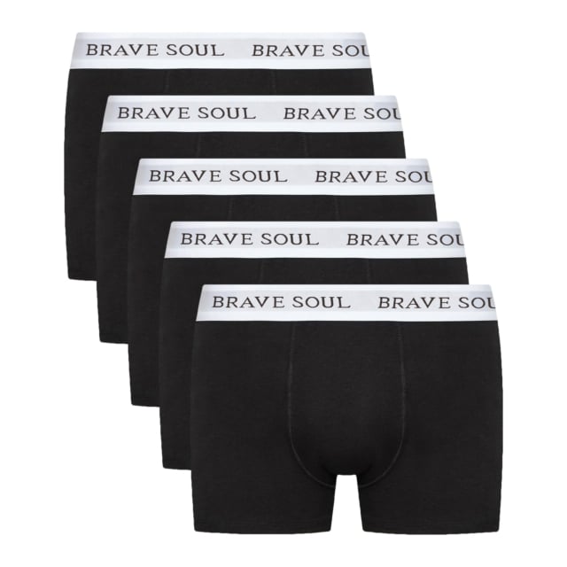 Brave Soul Wyatt 5 Pack Boxer Shorts